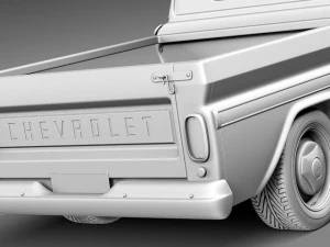 Chevrolet C10 1965 Pickup 3D Model