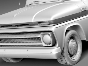 Chevrolet C10 1965 Pickup Model 3D