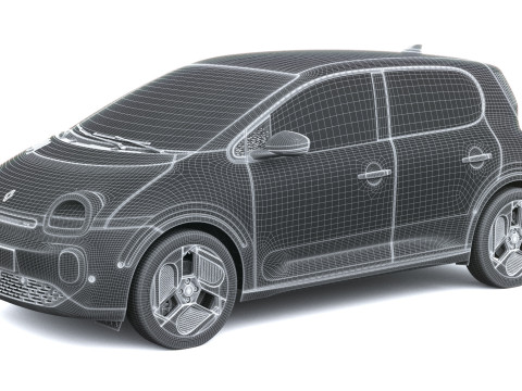 Renault Twingo E-Tech EV 2027 Model 3D