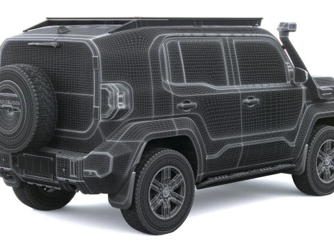 Toyota Land Cruiser FJ Offroad 2027 3D Model