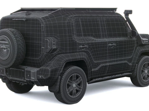 Toyota Land Cruiser FJ Offroad 2027 3D Model