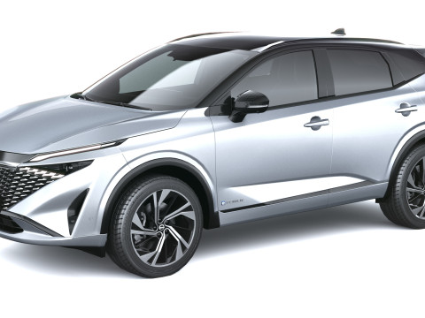 Nissan Qashqai iç mekan 2025 ile 3D Model