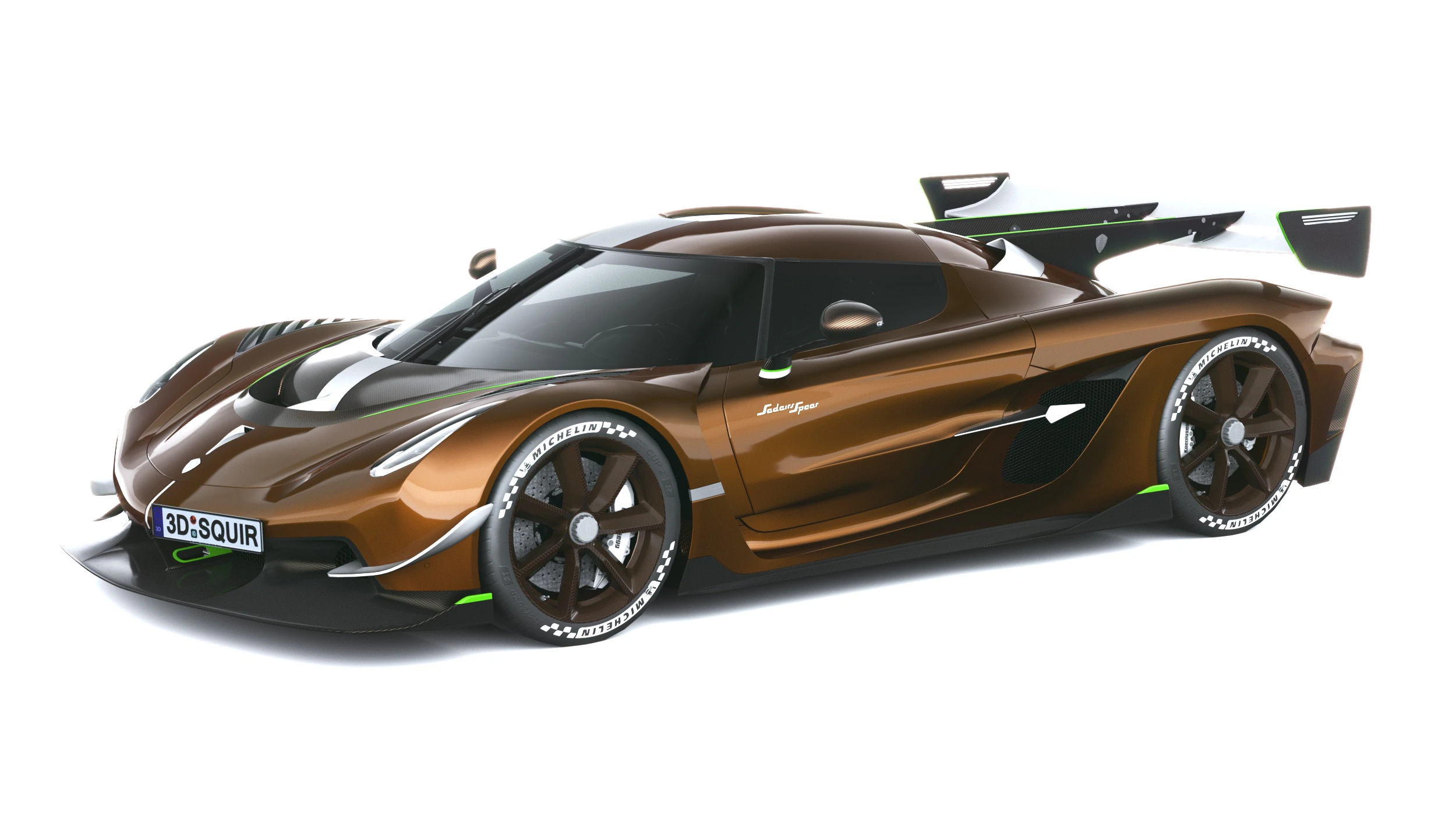 Lancia Koenigsegg Sadair 2026 LowPoly Modello 3D .c4d .max .obj .3ds .fbx .stl .blend