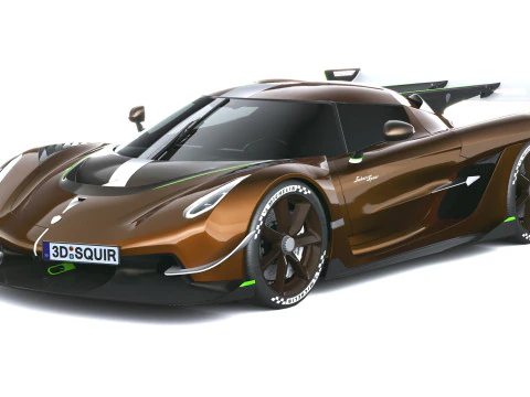 Lancia Koenigsegg Sadair 2026 LowPoly Modello 3D