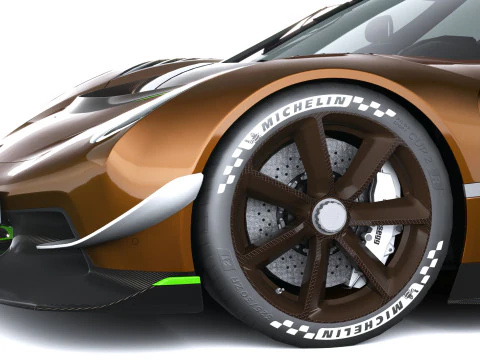 Lancia Koenigsegg Sadair 2026 LowPoly Modello 3D