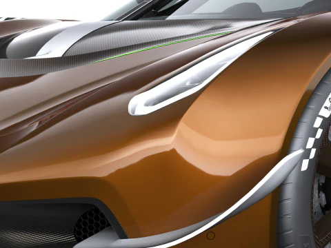 Lancia Koenigsegg Sadair 2026 LowPoly Modello 3D