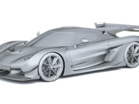 Lancia Koenigsegg Sadair 2026 LowPoly Modello 3D