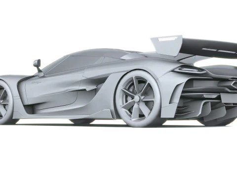 Lancia Koenigsegg Sadair 2026 LowPoly Modello 3D