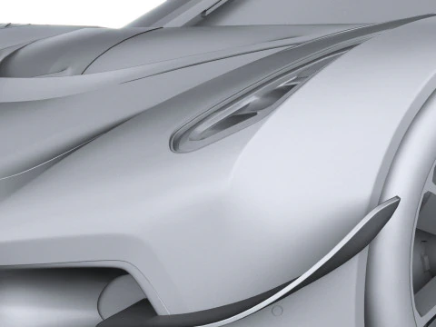 Lancia Koenigsegg Sadair 2026 LowPoly Modello 3D