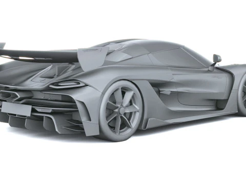 Lancia Koenigsegg Sadair 2026 LowPoly Modello 3D
