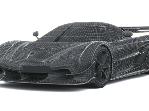 Lancia Koenigsegg Sadair 2026 LowPoly Modello 3D