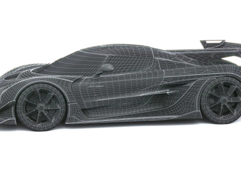 Lancia Koenigsegg Sadair 2026 LowPoly Modello 3D