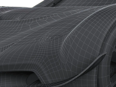 Lancia Koenigsegg Sadair 2026 LowPoly Modello 3D