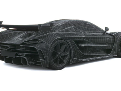 Lancia Koenigsegg Sadair 2026 LowPoly Modello 3D