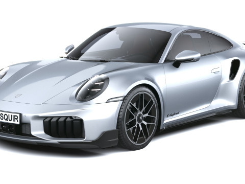 Porsche 911 Turbo S Coup&eacute; Aero 2026 LowPoly Modelo 3D