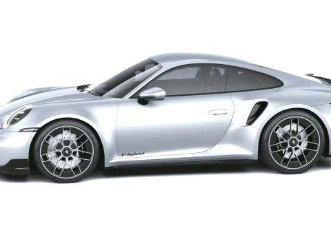 Porsche 911 Turbo S Coup&eacute; Aero 2026 LowPoly Modello 3D