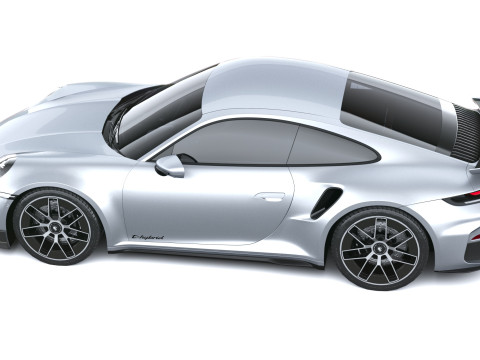 Porsche 911 Turbo S Coup&eacute; Aero 2026 LowPoly Modelo 3D
