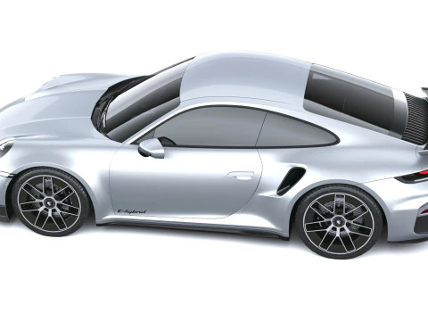 Porsche 911 Turbo S Coup&eacute; Aero 2026 LowPoly Modello 3D