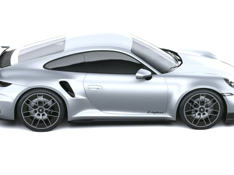 Porsche 911 Turbo S Coup&eacute; Aero 2026 LowPoly Modello 3D