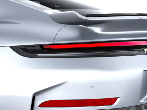 Porsche 911 Turbo S Coup&eacute; Aero 2026 LowPoly Modelo 3D