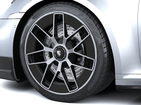 Porsche 911 Turbo S Coup&eacute; Aero 2026 LowPoly Modelo 3D