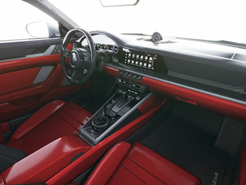 Porsche 911 Turbo S Coup&eacute; Aero 2026 LowPoly Modello 3D