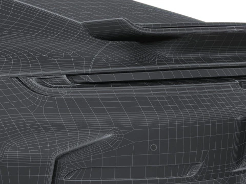 Porsche 911 Turbo S Coup&eacute; Aero 2026 LowPoly Modello 3D