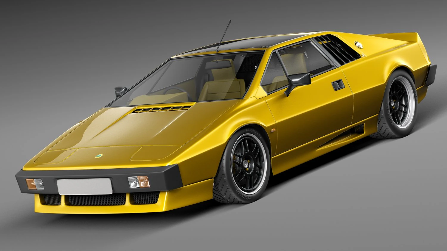Lotus Esprit S2 Turbo 1978 3D Model .c4d .max .obj .3ds .fbx .stl .blend 