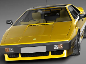 Lotus Esprit S2 Turbo 1978 3D Model