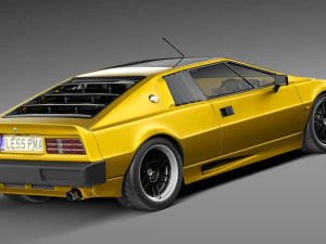 Lotus Esprit S2 Turbo 1978 3D Model