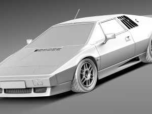 Lotus Esprit S2 Turbo 1978 3D 모델