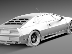 Lotus Esprit S2 Turbo 1978 3D 모델