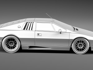 Lotus Esprit S2 Turbo 1978 3D 모델