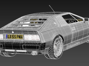 Lotus Esprit S2 Turbo 1978 3D 모델