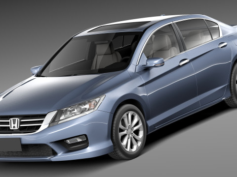 Honda Accord Sedan 2013 3D Model