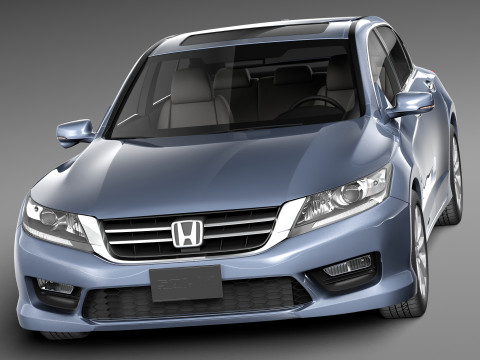 Honda Accord Sedan 2013 3D Model