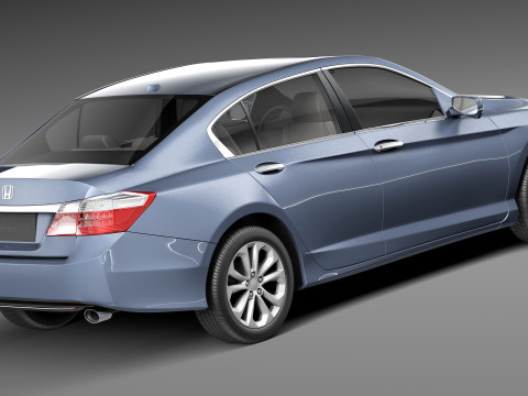 Honda Accord Sedan 2013 3D Model