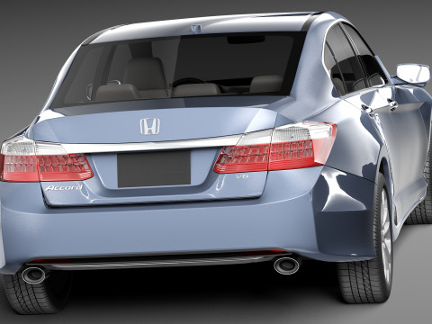 Honda Accord Sedan 2013 3D Model