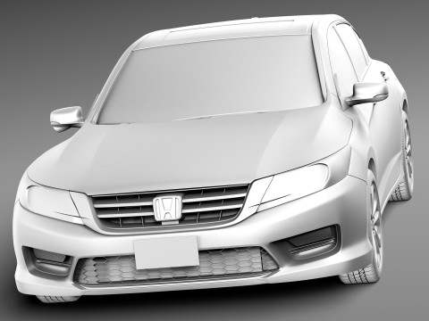 Honda Accord Sedan 2013 3D Model