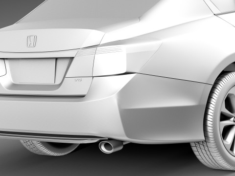 Honda Accord Sedan 2013 3D Model