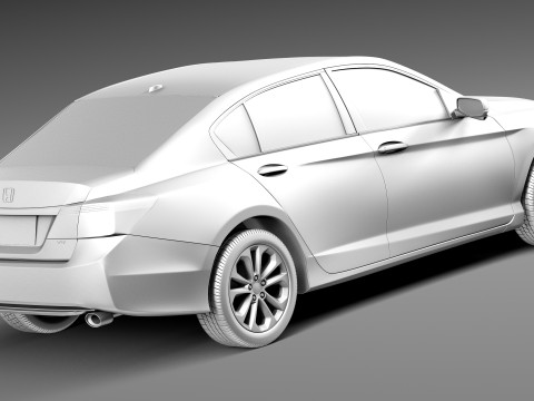 Honda Accord Sedan 2013 3D Model