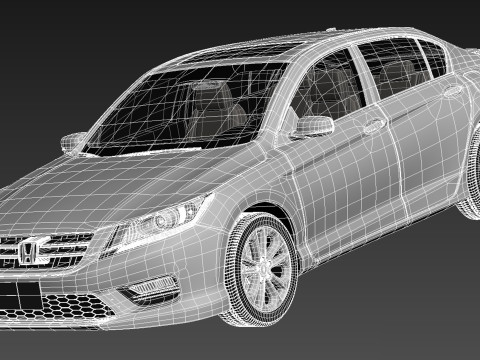 Honda Accord Sedan 2013 3D Model