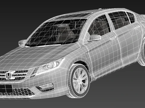 Honda Accord Sed&atilde; 2013 Modelo 3D