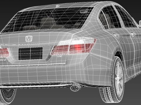 Honda Accord Sed&atilde; 2013 Modelo 3D