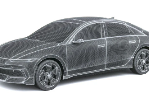 Hyundai Ioniq 6 2026 3D Model