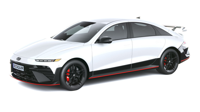 Hyundai Ioniq 6 N 2026 Modelo 3D .c4d .max .obj .3ds .fbx .stl .blend