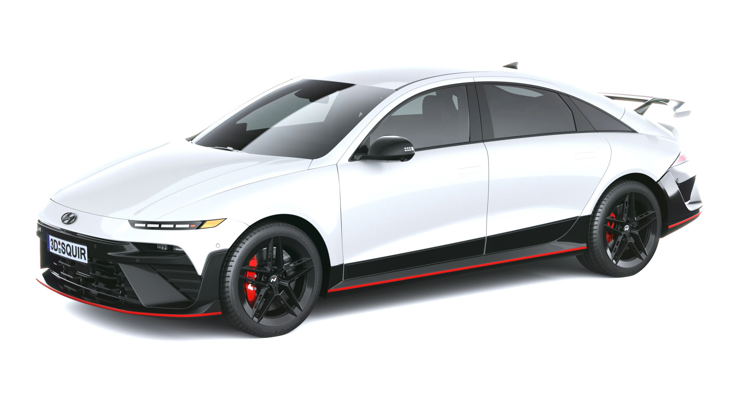 Hyundai Ioniq 6 N 2026 Modello 3D .c4d .max .obj .3ds .fbx .stl .blend 