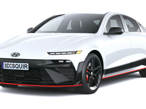 Hyundai Ioniq 6 N 2026 Modello 3D