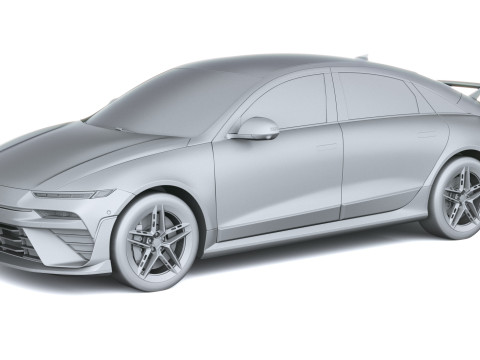 Hyundai Ioniq 6 N 2026 Modelo 3D