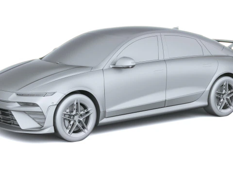 Hyundai Ioniq 6 N 2026 Modello 3D